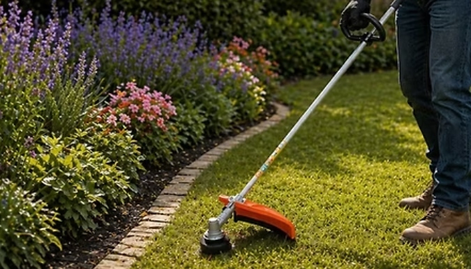 Cordless Petrol Garden Strimmer & Hedge Trimmer!